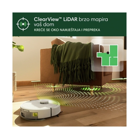 Robotski usisavač iROBOT Roomba Combo 105, bijeli
