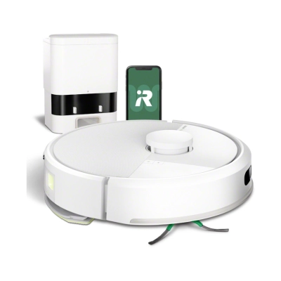 Robotski usisavač iROBOT Roomba Combo 105+, stanica za samopražnjenje, bijeli  