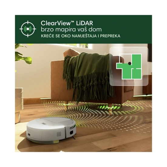 Robotski usisavač iROBOT Roomba Combo 205 DustCompactor, bijeli