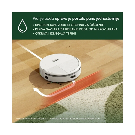 Robotski usisavač iROBOT Roomba Combo 205 DustCompactor, bijeli