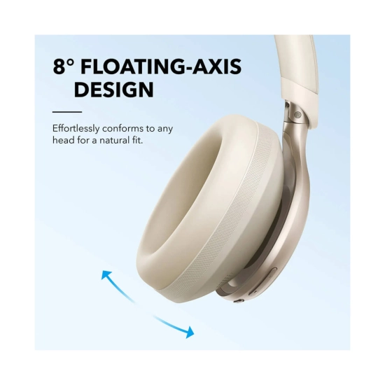 Slušalice ANKER Soundcore Space One, on-ear, bežične, Bluetooth, USB C, 3.5mm, bijele Slušalice ANKER Soundcore Space One, on-ear, bežične, Bluetooth, USB C, 3.5mm, bijele