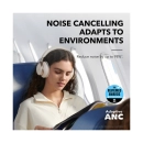 Slušalice ANKER Soundcore Space One, on-ear, bežične, Bluetooth, USB C, 3.5mm, bijele
