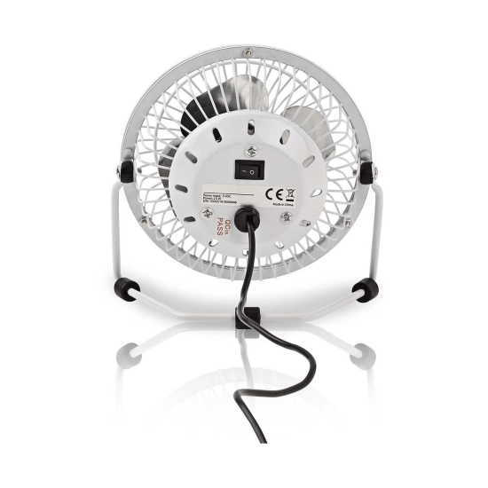 Ventilator stolni NEDISFNDK1WT10, 10cm, 3W, USB A, bijeli Ventilator stolni NEDISFNDK1WT10, 10cm, 3W, USB A, bijeli