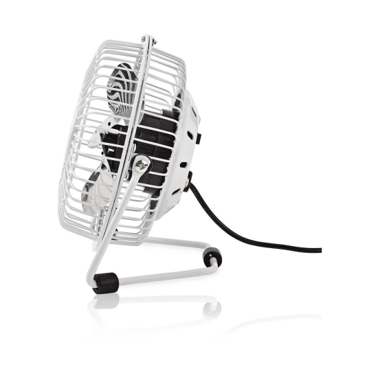 Ventilator stolni NEDISFNDK1WT10, 10cm, 3W, USB A, bijeli Ventilator stolni NEDISFNDK1WT10, 10cm, 3W, USB A, bijeli