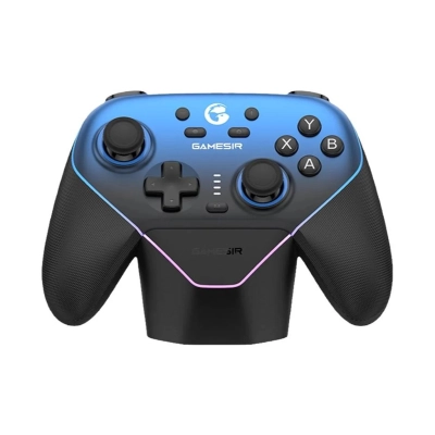 Gamepad GAMESIR Supernova T4n Pro, bežični, USB C, WiFi, Bluetooth, za Switch/Android/iOS/PC, crno plavi  