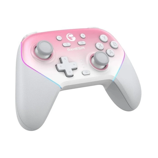 Gamepad GAMESIR Supernova T4n Pro, bežični, USB C, WiFi, Bluetooth, za Switch/Android/iOS/PC, bijelo rozi Gamepad GAMESIR Supernova T4n Pro, bežični, USB C, WiFi, Bluetooth, za Switch/Android/iOS/PC, bijelo rozi