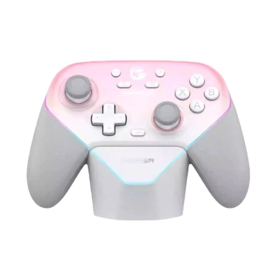 Gamepad GAMESIR Supernova T4n Pro, bežični, USB C, WiFi, Bluetooth, za Switch/Android/iOS/PC, bijelo rozi  