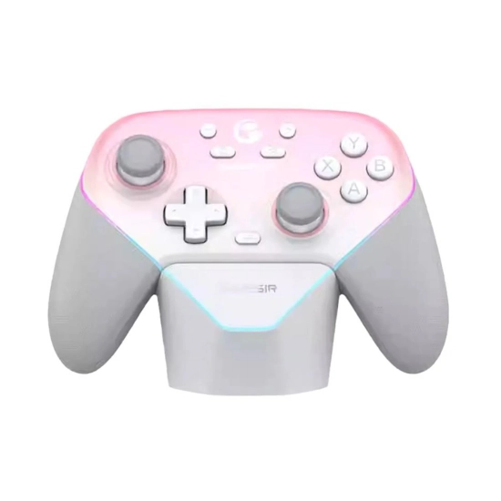Gamepad GAMESIR Supernova T4n Pro, bežični, USB C, WiFi, Bluetooth, za Switch/Android/iOS/PC, bijelo rozi Gamepad GAMESIR Supernova T4n Pro, bežični, USB C, WiFi, Bluetooth, za Switch/Android/iOS/PC, bijelo rozi