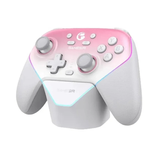 Gamepad GAMESIR Supernova T4n Pro, bežični, USB C, WiFi, Bluetooth, za Switch/Android/iOS/PC, bijelo rozi Gamepad GAMESIR Supernova T4n Pro, bežični, USB C, WiFi, Bluetooth, za Switch/Android/iOS/PC, bijelo rozi