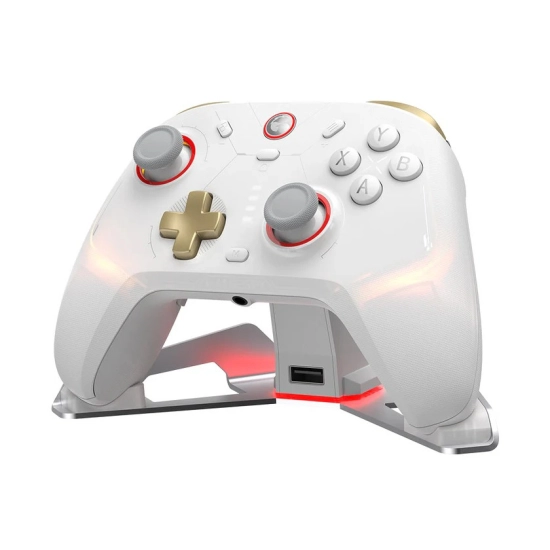 Gamepad GAMESIR Cyclone 2 Bundle Edition, bežični, USB C, WiFi, Bluetooth, za Switch/Android/iOS/PC, bijeli