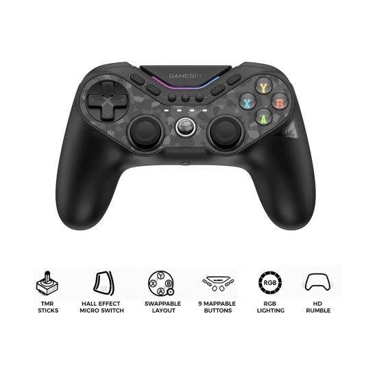 Gamepad GAMESIR Tarantula Pro Standard Edition, bežični, USB C, WiFi, Bluetooth, za Switch/Android/iOS/PC, crni Gamepad GAMESIR Tarantula Pro Standard Edition, bežični, USB C, WiFi, Bluetooth, za Switch/Android/iOS/PC, crni