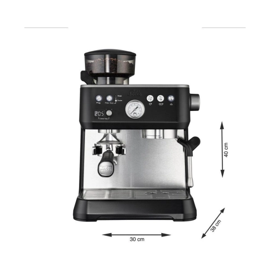Aparat za kavu SOLIS Grind & Infuse Perfetta, 1640W, 16Bara, s milncem za kavu, crni