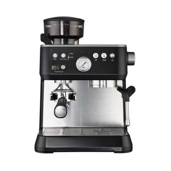 Aparat za kavu SOLIS Grind & Infuse Perfetta, 1640W, 16Bara, s milncem za kavu, crni Aparat za kavu SOLIS Grind & Infuse Perfetta, 1640W, 16Bara, s milncem za kavu, crni