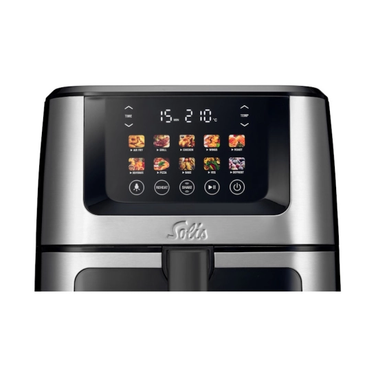 Friteza na vrući zrak SOLIS Black Air Fry & Dry XL, 7.5L, 1870W, crna