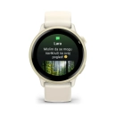 Pametni sportski sat GARMIN Vivoactive 6 010-02985-01, Bone/Lunar Gold
