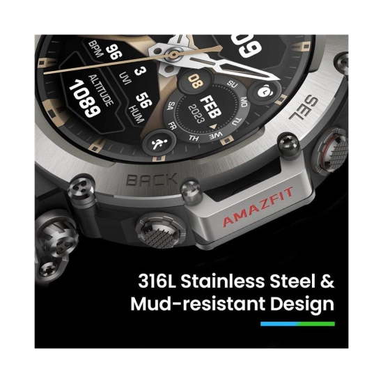 Pametni sportski sat AMAZFIT T-Rex Ultra W2142EU1N, crni Pametni sportski sat AMAZFIT T-Rex Ultra W2142EU1N, crni