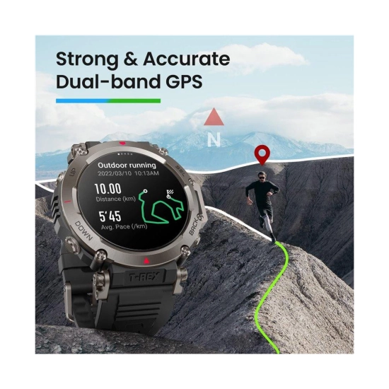 Pametni sportski sat AMAZFIT T-Rex Ultra W2142EU1N, crni Pametni sportski sat AMAZFIT T-Rex Ultra W2142EU1N, crni