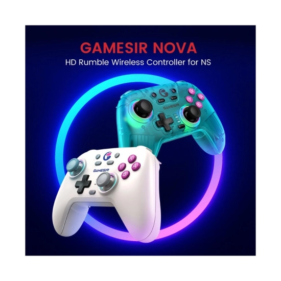 Gamepad GAMESIR T4n, bežični, Bluetooth, USB C, Nintendo Switch/Android/PC, Retro white Gamepad GAMESIR T4n, bežični, Bluetooth, USB C, Nintendo Switch/Android/PC, Retro white