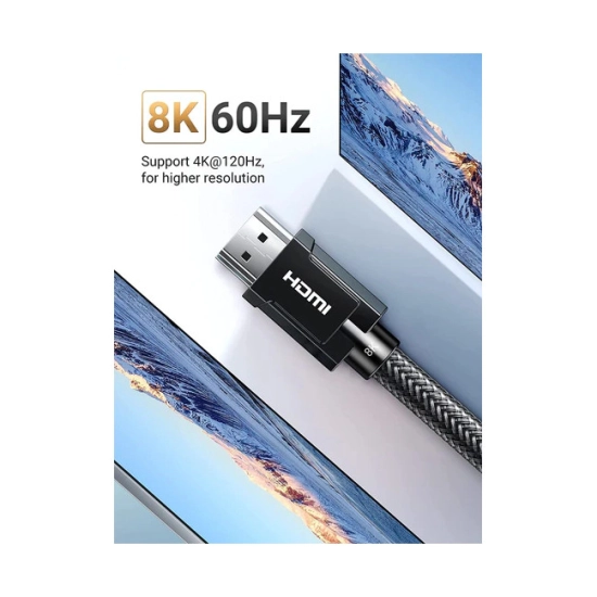 Kabel UGREEN, HDMI (M) na HDMI (M), 2m, 8K@60Hz, pokositreni bakar