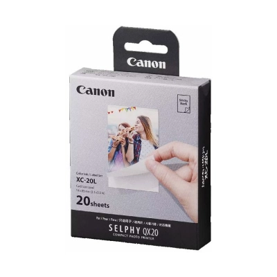 Fotopapir CANON XC-20L 86x53mm Square Photo Sticker Paper, 20 listova   - Canon