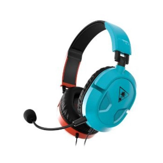 Slušalice TURTLE BEACH Recon 50, žične, za NSW, mikrofon, 3.5mm, crveno plave