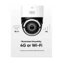 Nadzorna IP kamera ANKER Eufy Security S330 4G, solarna, vanjska, bežična, 4K, Wi-Fi, bijela