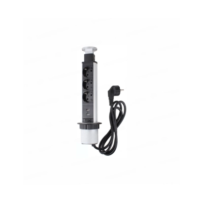 Izvlačna utičnica POP73G2U sa 3 mjesta + 2 USB A, 1.8m - Produžni kabeli Izvlačna utičnica POP73G2U sa 3 mjesta + 2 USB A, 1.8m - Produžni kabeli