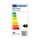 Reflektor LED Braytron 30W 6500K 2550lm IP65 sivi