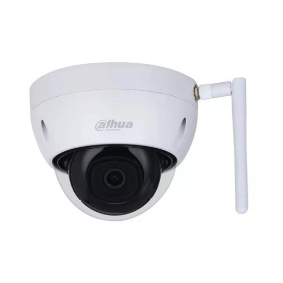 Nadzorna IP kamera DAHUA IPC-HDBW1230DE-SW-0280B, unutarnja, senzor pokreta, noćni vid, 2MP, FHD, bežična, IPX7, bijela