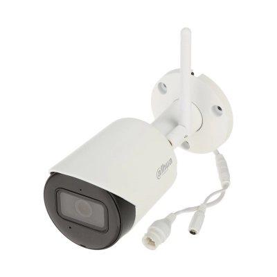 Nadzorna IP kamera DAHUA IPC-HFW1230DS-SAW-0280B, vanjska, senzor pokreta, noćni vid, 2MP, FHD, bežična, IPX7, bijela   - Kamere i video nadzori