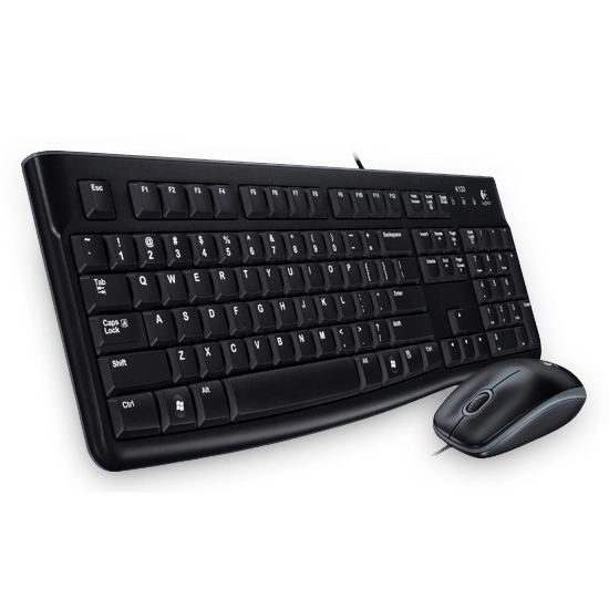 OŠTEĆENA AMBALAŽA – Tipkovnica + miš LOGITECH MK120, crna OŠTEĆENA AMBALAŽA – Tipkovnica + miš LOGITECH MK120, crna