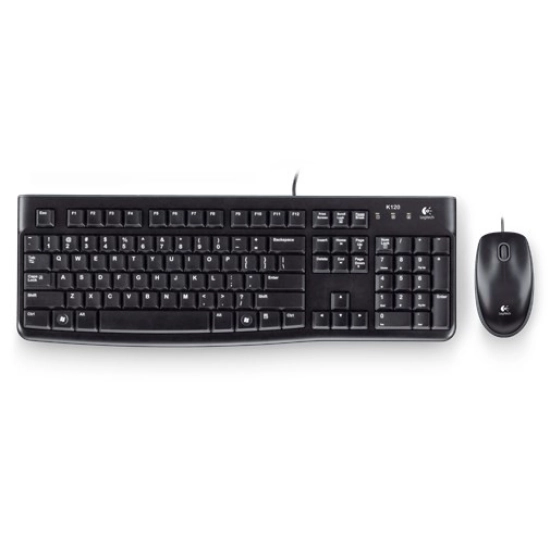 OŠTEĆENA AMBALAŽA – Tipkovnica + miš LOGITECH MK120, crna OŠTEĆENA AMBALAŽA – Tipkovnica + miš LOGITECH MK120, crna