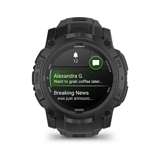 Pametni sportski sat GARMIN Instinct 3 Amoled 010-03020-50, Tactical Edition, 50mm, crni, remen crne boje Pametni sportski sat GARMIN Instinct 3 Amoled 010-03020-50, Tactical Edition, 50mm, crni, remen crne boje