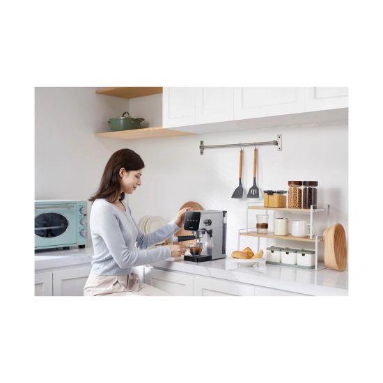 Aparat za kavu XIAOMI Semi-automatic Espresso Machine, 1350W, 0.9L, 20Bara, srebrni