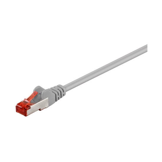 Kabel GOOBAY 93212, Patch, CAT 6 S/FTP, sivi, 0.25m, bulk Kabel GOOBAY 93212, Patch, CAT 6 S/FTP, sivi, 0.25m, bulk