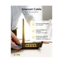 Kabel GOOBAY 93212, Patch, CAT 6 S/FTP, sivi, 0.25m, bulk