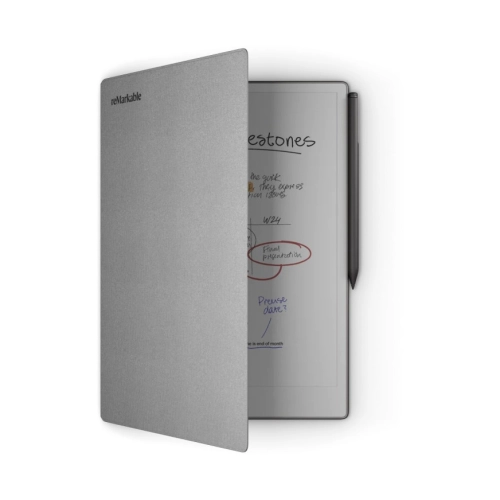 Tablet REMARKABLE Paper Pro, 11.8incha, 2GB, 64GB, WiFi, Marker Plus, preklopna futrola, sivi