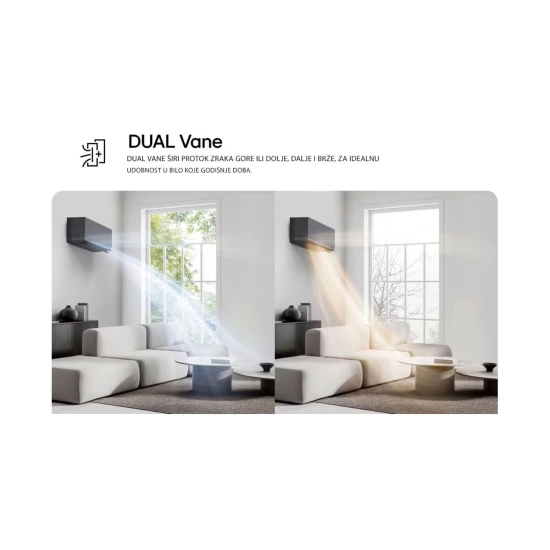 Klima uređaj LG AA18SP, 5kW hlađenje, 5.8kW grijanje, WiFi, set, tihi rad, samočišćenje, A+++/A+