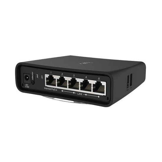 Router MIKROTIK RBD52G-5HacD2HnD-TC, AC1200, WiFi 5, 5-portni, crni