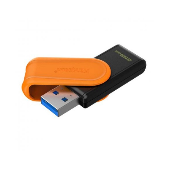Memorija USB A 3.2 Gen 1 FLASH DRIVE, 256GB, KINGSTON Exodia S DTXS/256GB, crno narančasta