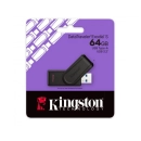 Memorija USB A 3.2 Gen 1 FLASH DRIVE, 64GB, KINGSTON Exodia S DTXS/64GB, crna