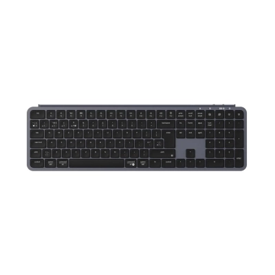 Tipkovnica KEYCHRON B6P-K1-UK, žičana, Bluetooth, Scissor Switch, UK Layout, siva