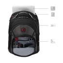Ruksak WENGER Synergy, do 16incha, crno sivi