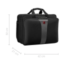 Torba WENGER Legacy Triple, do 17incha, crna