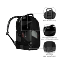 Ruksak WENGER Pegasus, do 17incha, crno sivi