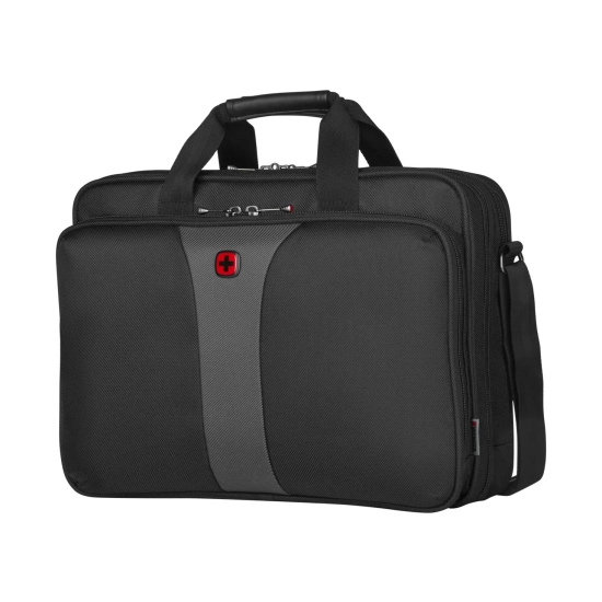 Torba WENGER Legacy Double, do 16incha, crno siva Torba WENGER Legacy Double, do 16incha, crno siva