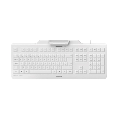 Tipkovnica CHERRY KC 1000SC, žičana, USB A, sa čitačem Smart kartica, bijela - Cherry Tipkovnica CHERRY KC 1000SC, žičana, USB A, sa čitačem Smart kartica, bijela - Cherry