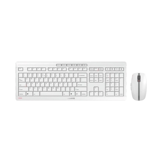 Tipkovnica + Miš CHERRY Stream Desktop, bežični, bijeli