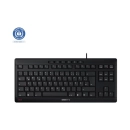 Tipkovnica CHERRY Stream TKL, žičana, Scissor Switch, tiha, crna