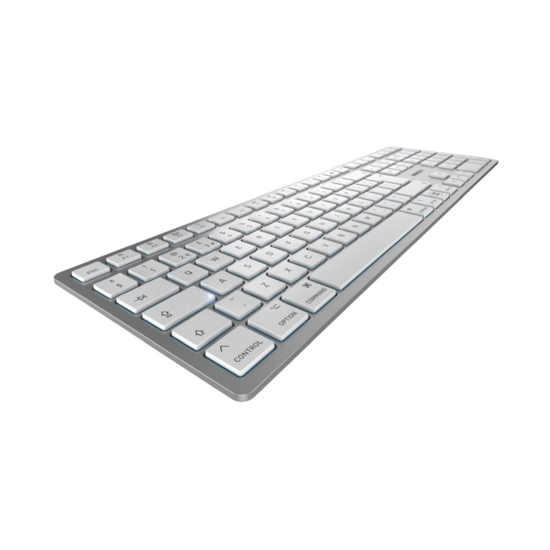 Tipkovnica CHERRY KW 9100 SLIM, bežična, Bluetooth, Scissor Switch, Slim, za Mac, srebrno bijela Tipkovnica CHERRY KW 9100 SLIM, bežična, Bluetooth, Scissor Switch, Slim, za Mac, srebrno bijela